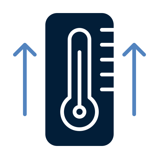 altas temperaturas icono gratis