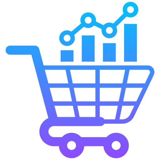 tendencia del mercado icono gratis