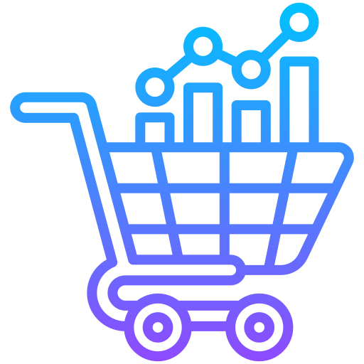 tendencia del mercado icono gratis