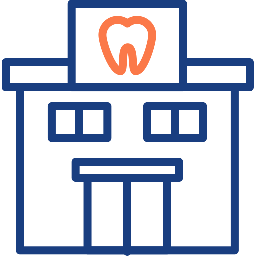 clínica dental icono gratis