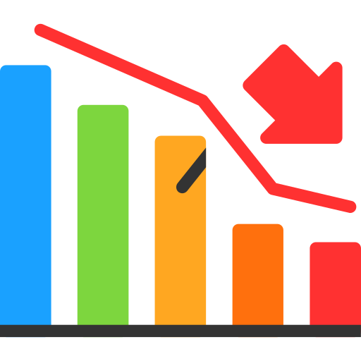 pérdida icono gratis