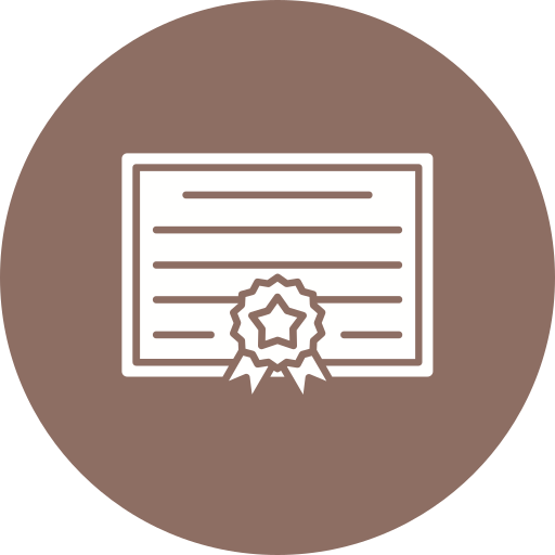 certificado icono gratis