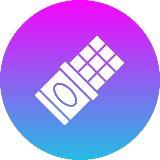 barra de chocolate icono gratis