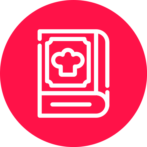libro de cocina icono gratis