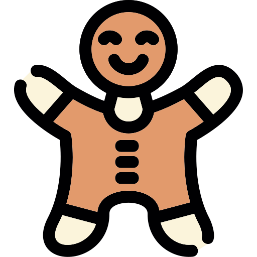 pan de jengibre icono gratis