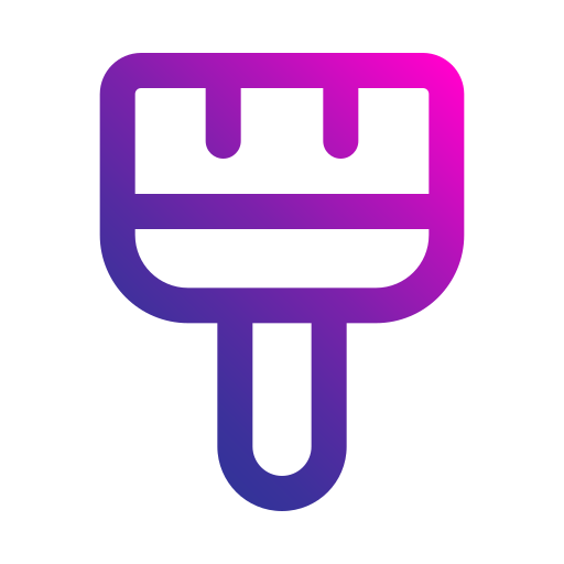 cepillo de pintura icono gratis