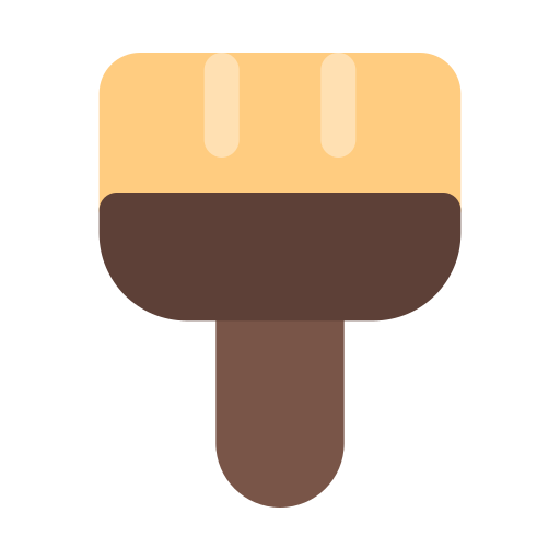 cepillo de pintura icono gratis
