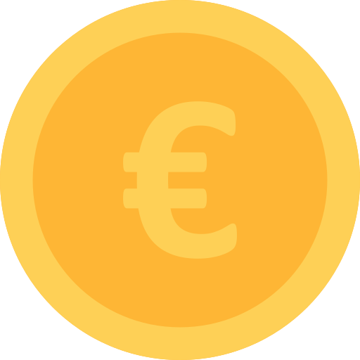 euro icono gratis