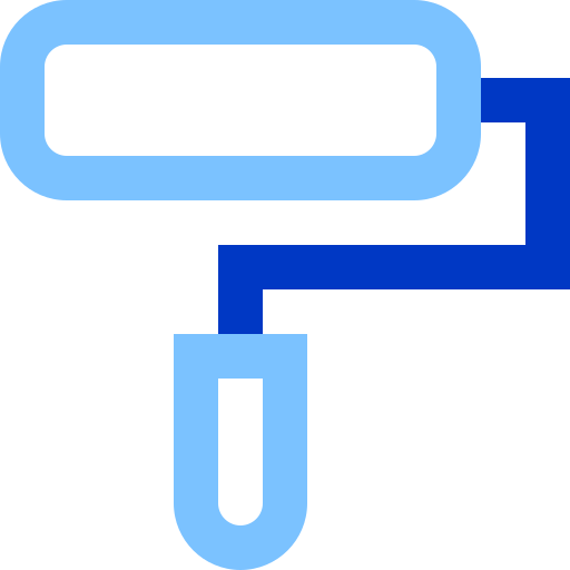 rodillo icono gratis