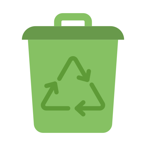 papelera de reciclaje icono gratis