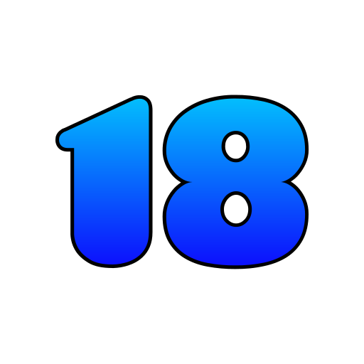 Number 18 free icon