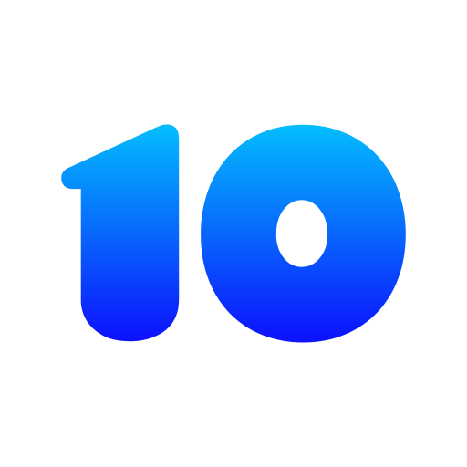 nummer 10 kostenlos Icon nummer 10 kostenlos Icon