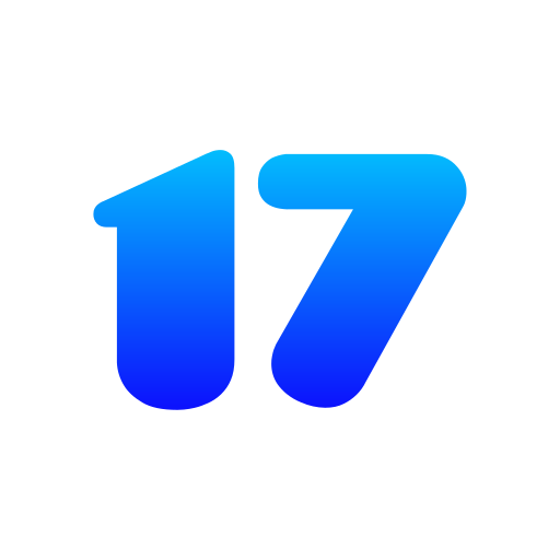 numéro 17 Icône gratuit numéro 17 Icône gratuit