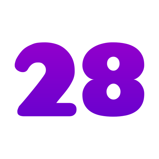 Twenty eight free icon