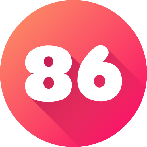 86 icono gratis