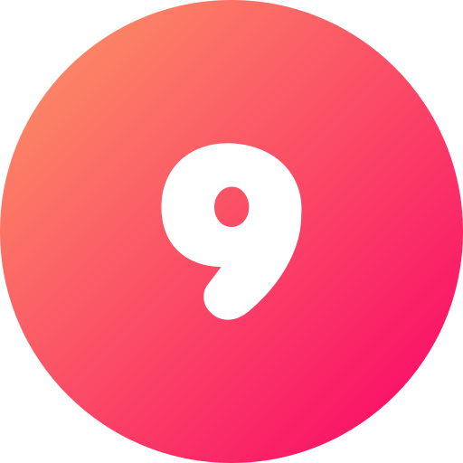 nummer 9 kostenlos Icon