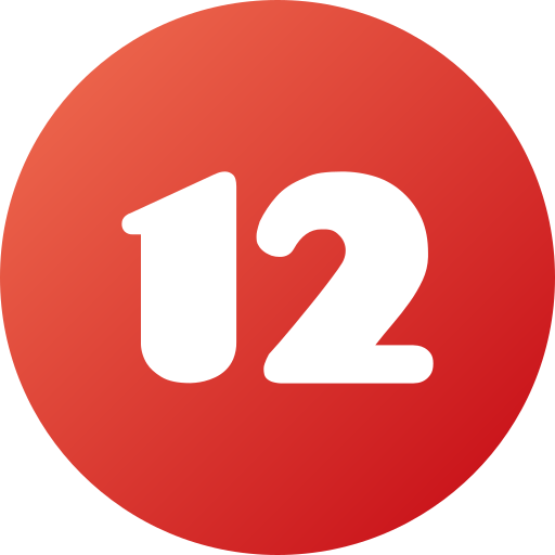 Номер 12 бесплатно иконка