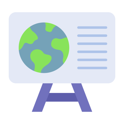 geografía icono gratis