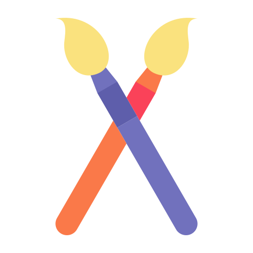 pinceles icono gratis