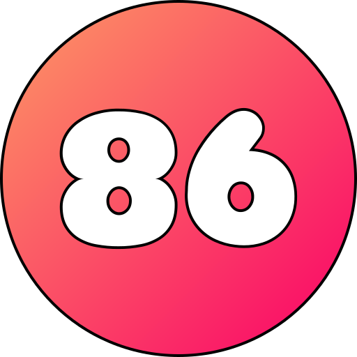 86 icono gratis