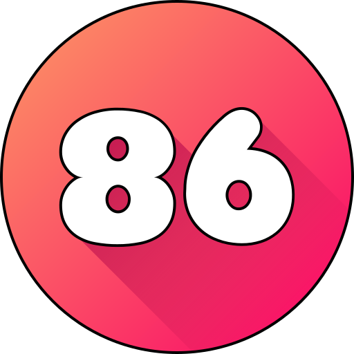 86 icono gratis