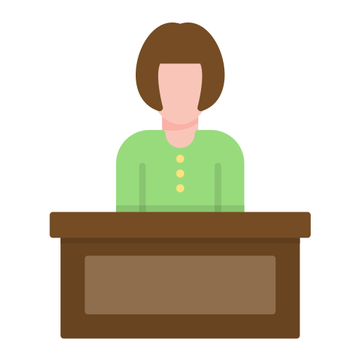Receptionist free icon