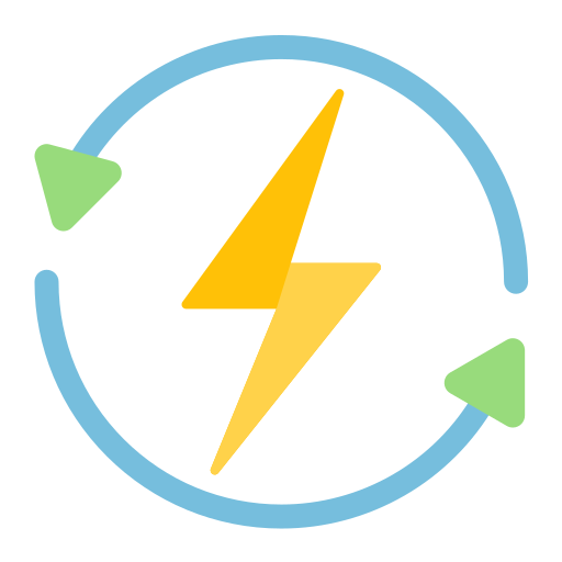 energía renovable icono gratis