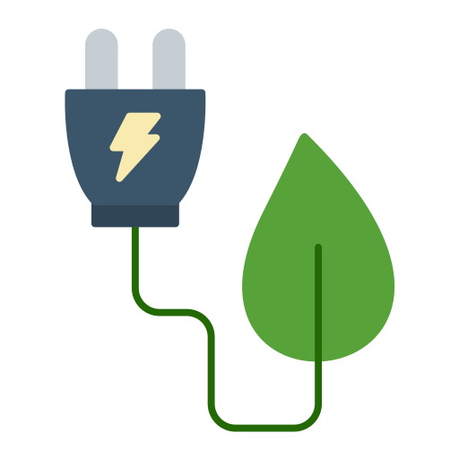 eléctrico ecológico icono gratis
