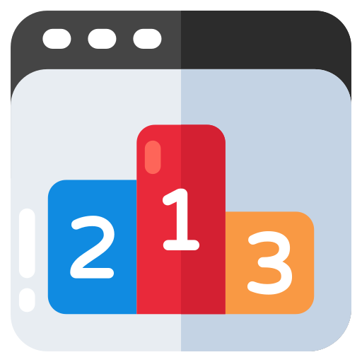 sitio web de clasificación icono gratis