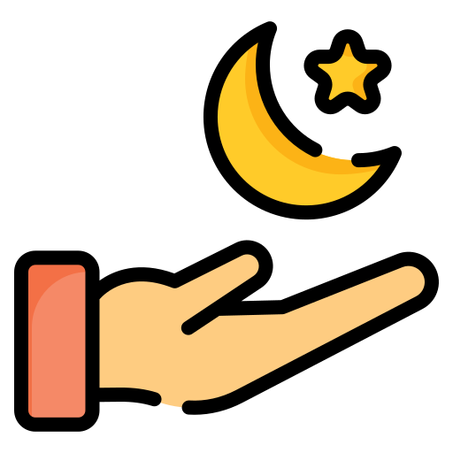 luna y estrella icono gratis