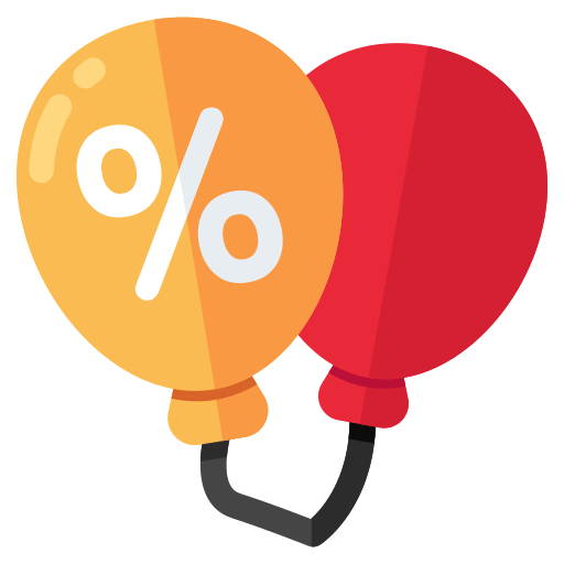 rabais Icône gratuit