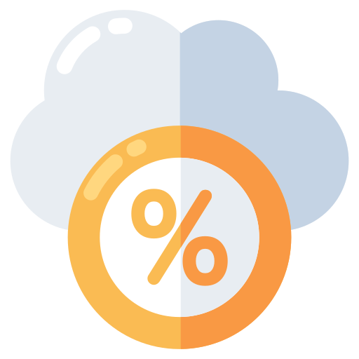 rabais Icône gratuit