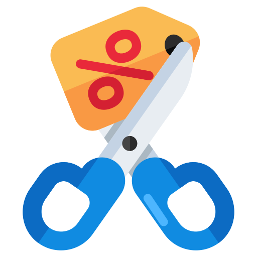 rabais Icône gratuit