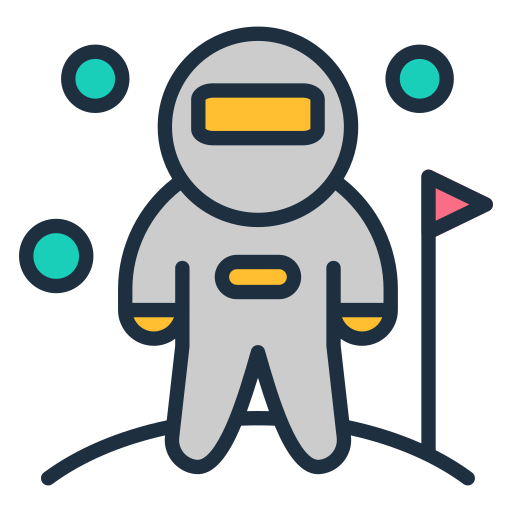 Space exploration free icon