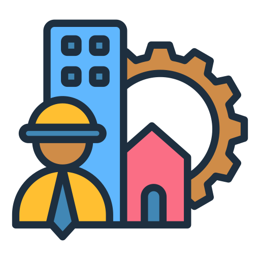 ingeniería civil icono gratis