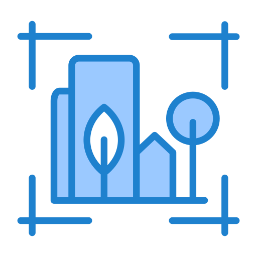 planificación urbana icono gratis