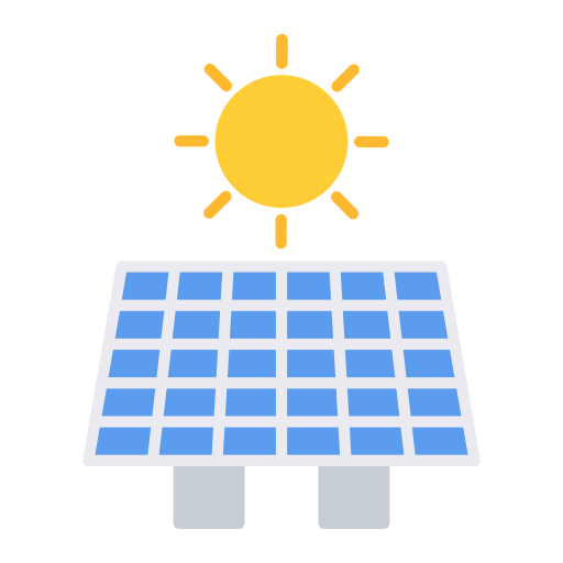 panel solar icono gratis