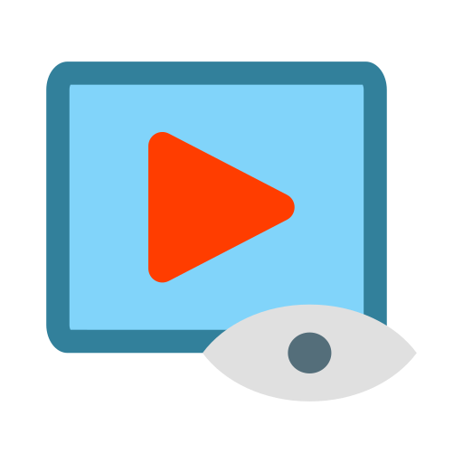 vues vidéo Icône gratuit vues vidéo Icône gratuit
