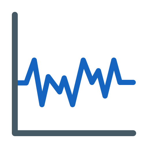 gráfico de ondas icono gratis