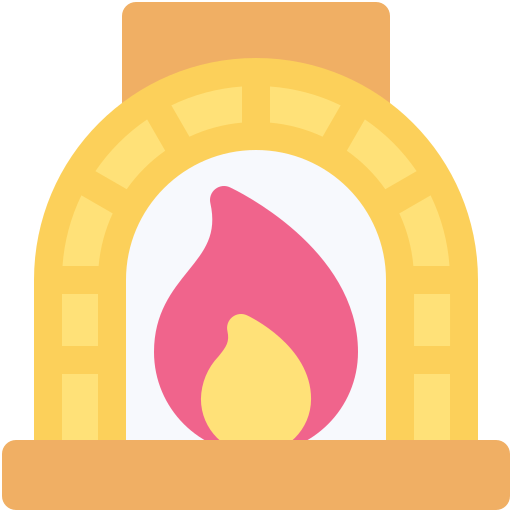 horno de piedra icono gratis