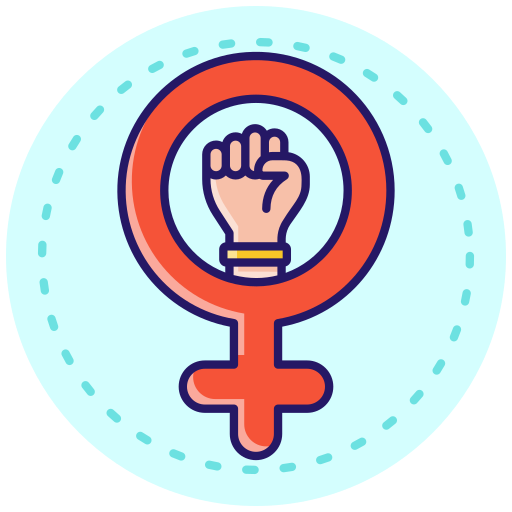 empoderamiento de las mujeres icono gratis