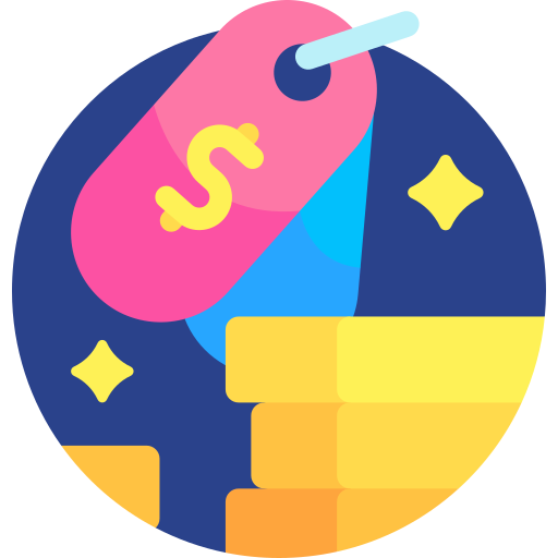 etiqueta de precio icono gratis