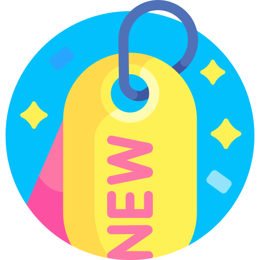 nuevo producto icono gratis