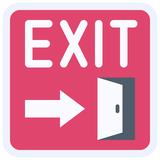 Exit - Free multimedia icons