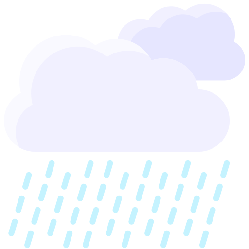 lluvioso icono gratis