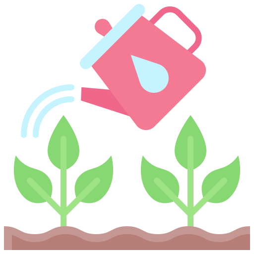 regando plantas icono gratis