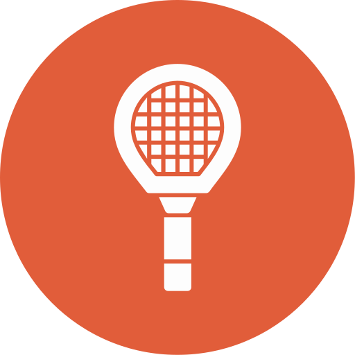 raqueta de badminton icono gratis