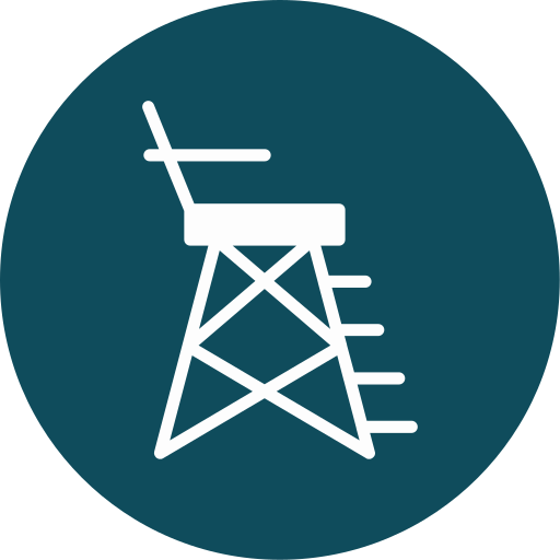 silla de salvavidas icono gratis