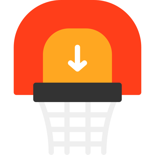aro de baloncesto icono gratis
