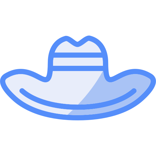 sombrero de vaquero icono gratis